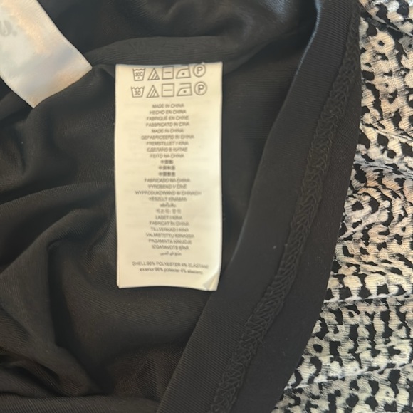 NWT Michael Kors Black and White Wrap Dress - Picture 6 of 6